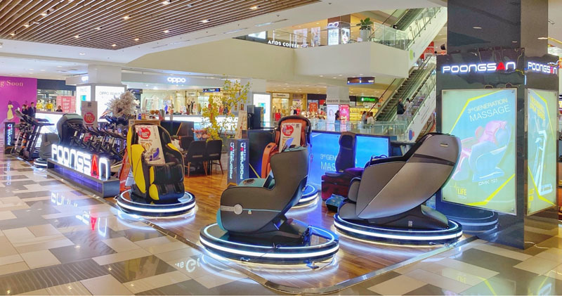 Ghế massage tính tiền tự động